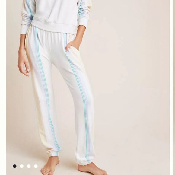 Spiritual Gangster Malibu Nights Sweatpants Joggers Rainbow- Size Large - Picture 2 of 12